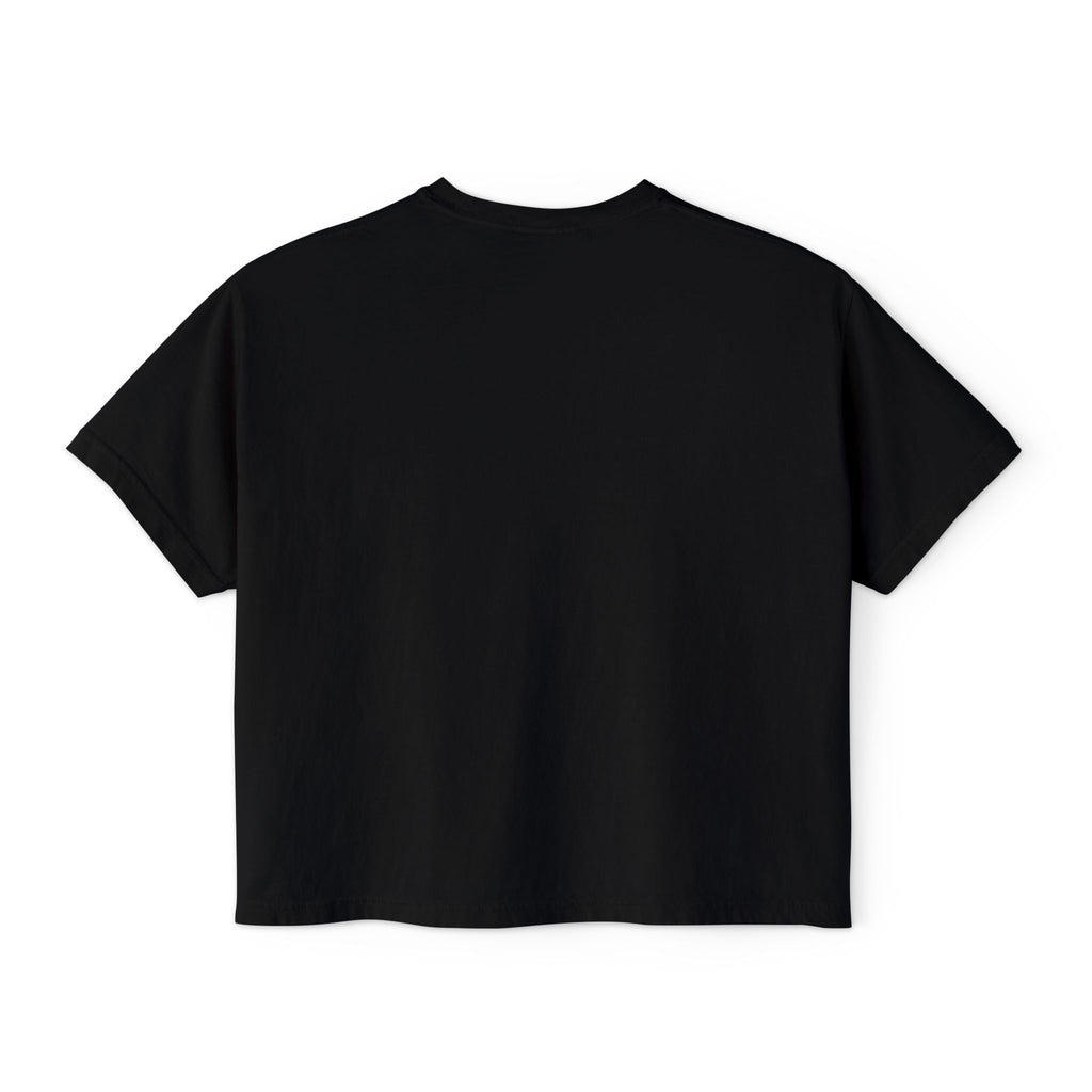 Women's Boxy Go Spurs Go T-Shirt | San Antonio Basketball Fan Tee