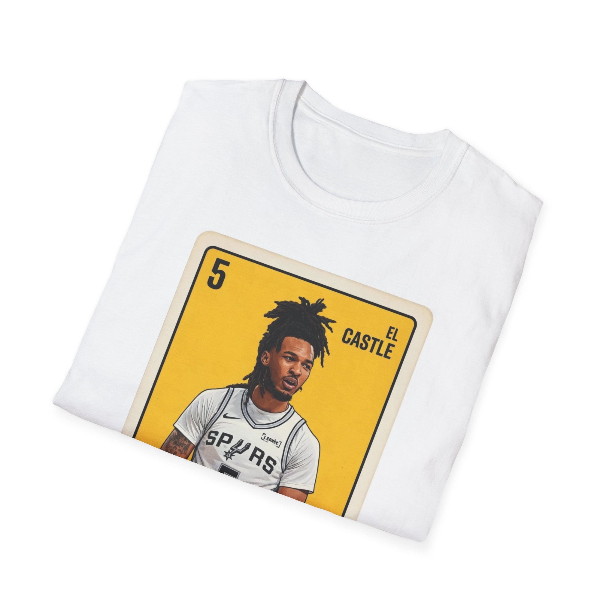 El Castle San Antonio Spurs Steph Castle T-Shirt