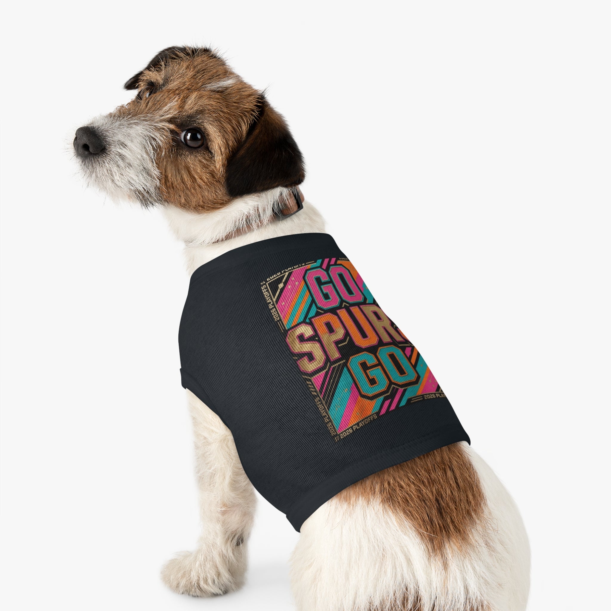 Go Spurs Go Pet Tank Top | Playoffs 2026
