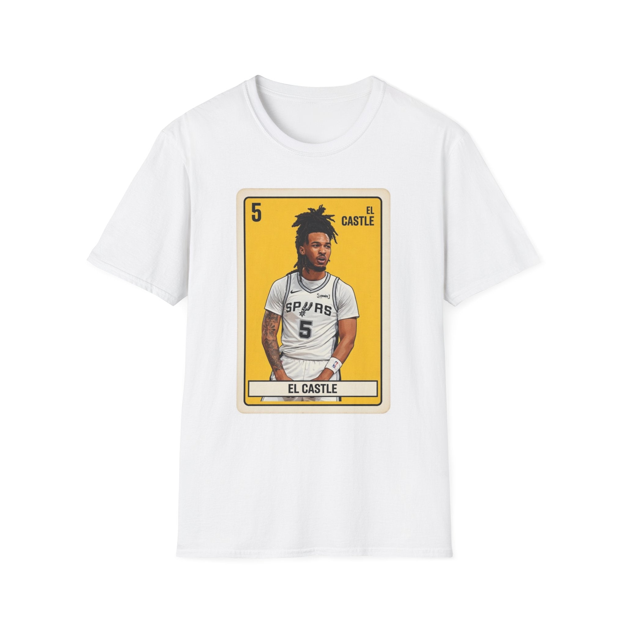 El Castle San Antonio Spurs Steph Castle T-Shirt