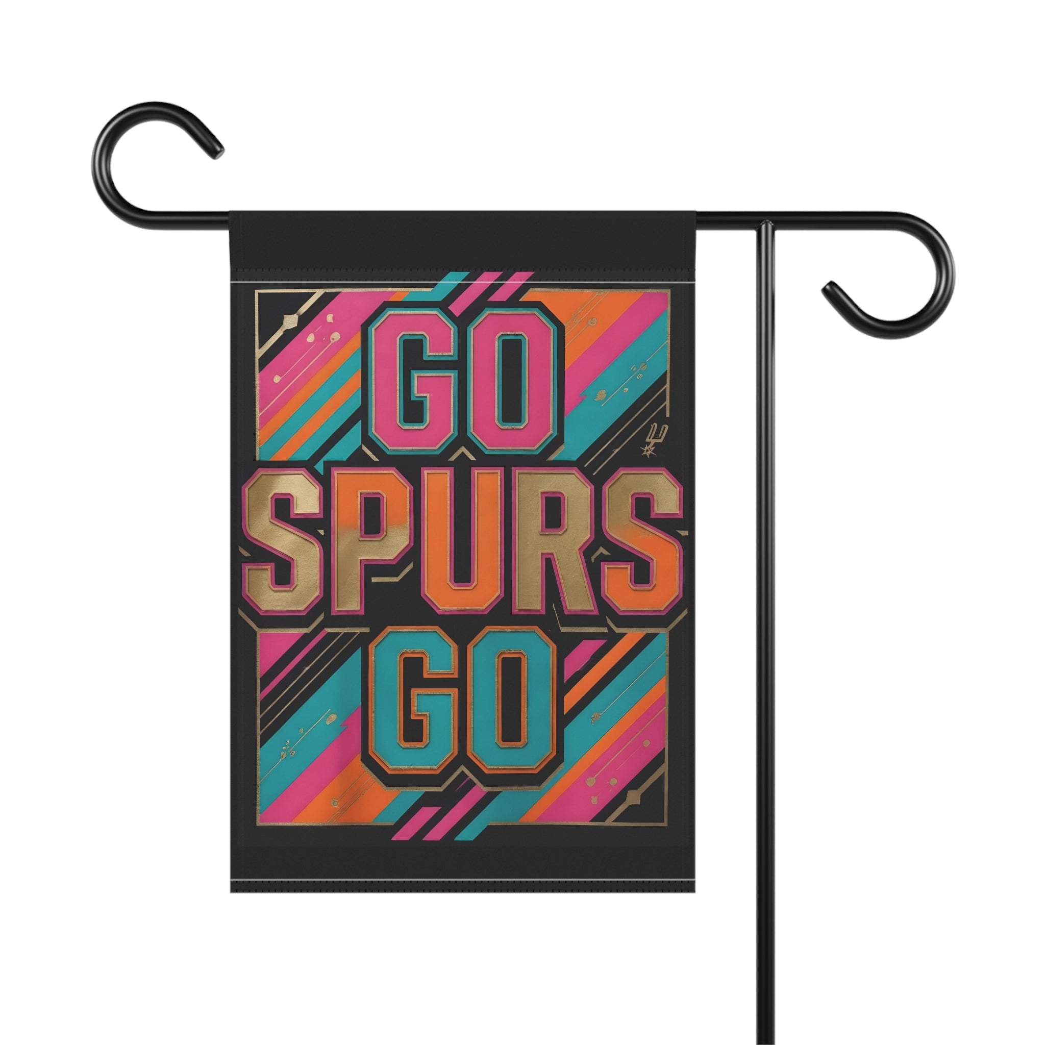 Home & Garden Flag - 12x18 San Antonio Spurs Fan Banner
