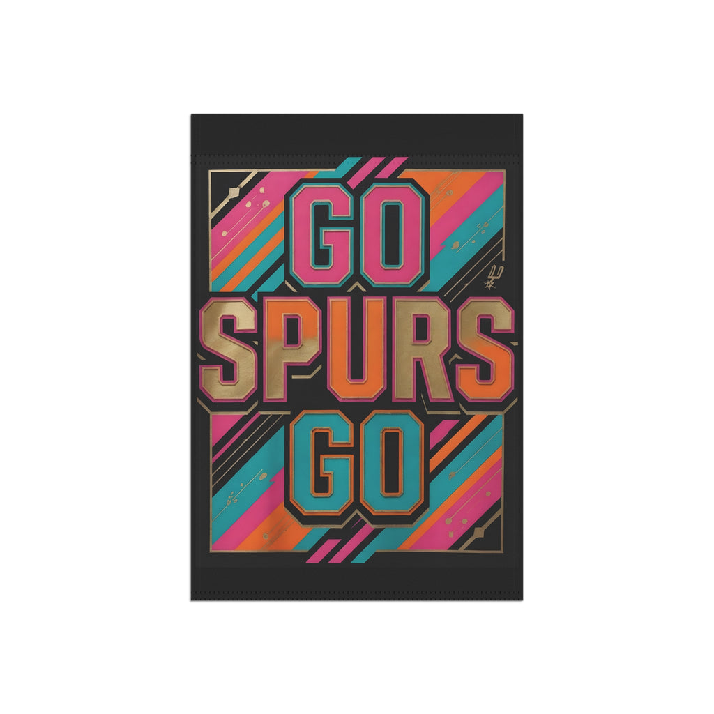 Home & Garden Flag - 12x18 San Antonio Spurs Fan Banner