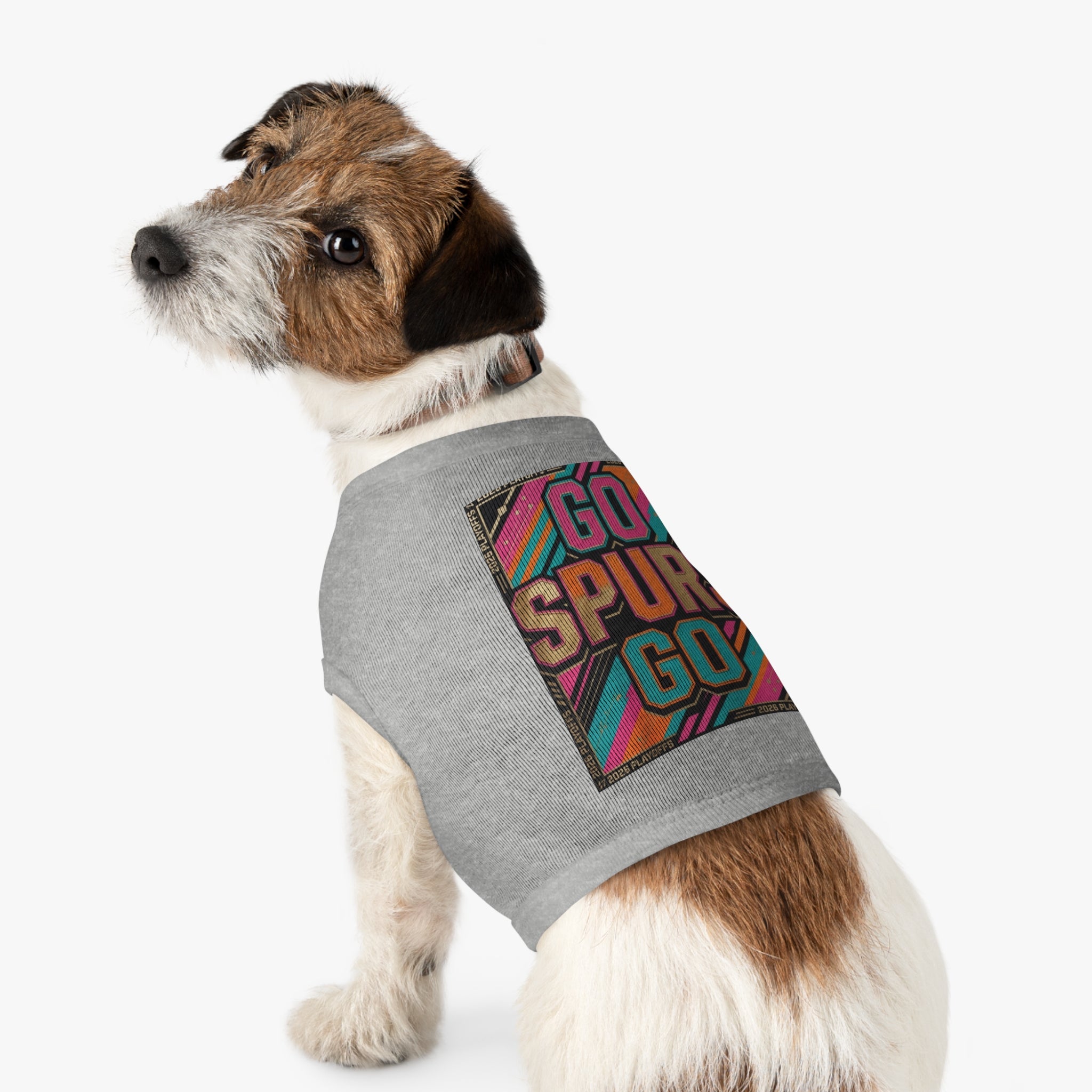 Go Spurs Go Pet Tank Top | Playoffs 2026