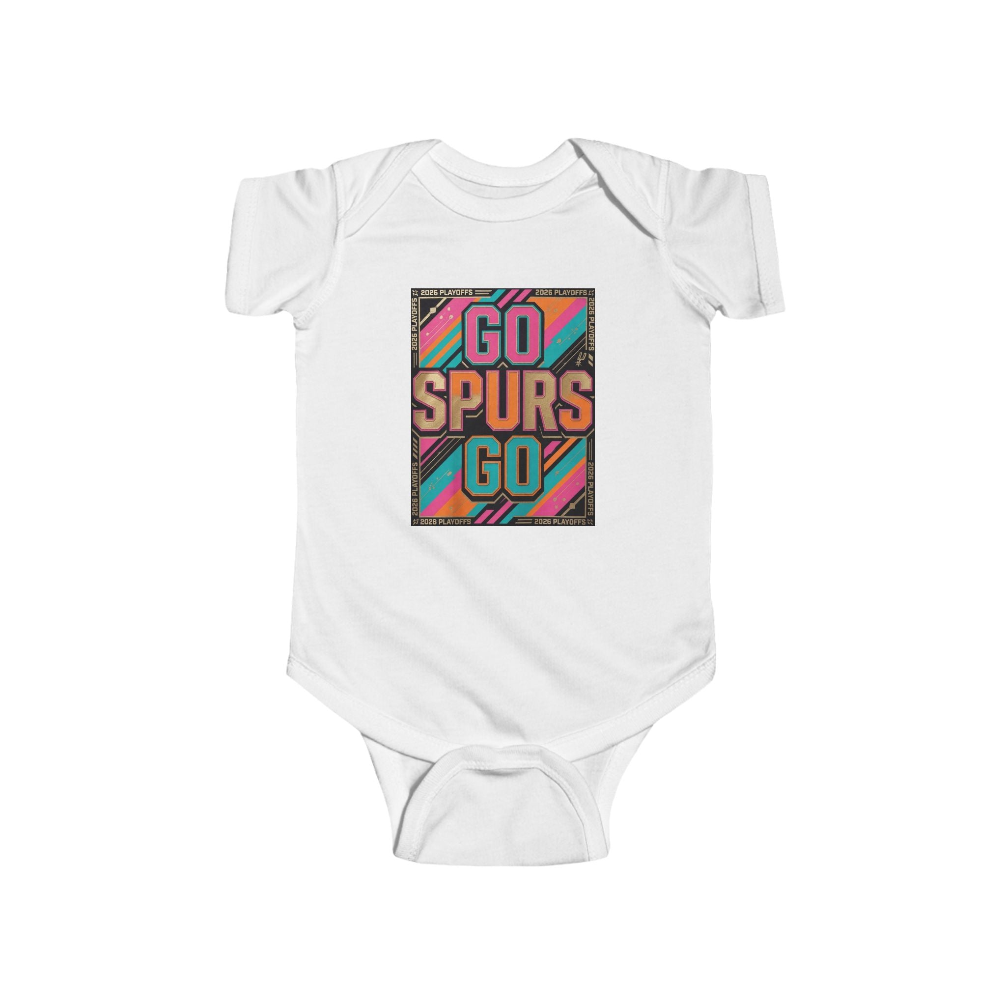 Go Spurs Go Infant Bodysuit | My First Playoffs